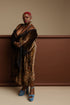 Ronnie Leopard Velvet Robe